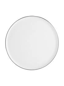 Broste Copenhagen Handgemachte Speiseteller Salt Aus Porzellan, 4 Stück – Bild 4