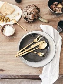 Broste Copenhagen Handgemachtes Frühstücks-Set Nordic Coal, 4 Personen (12-tlg.) – Bild 4