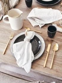 Broste Copenhagen Handgemachtes Frühstücks-Set Nordic Coal, 4 Personen (12-tlg.) – Bild 2