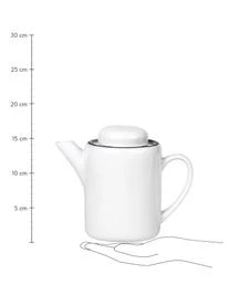 Broste Copenhagen Handgemachte Porzellan Teekanne Salt Aus Porzellan, 1.3 L – Bild 3