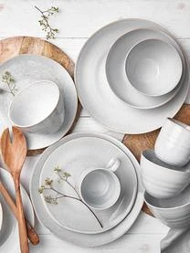 Handgemachte Frühstücksteller Manor, 4 Stück – Bild 3