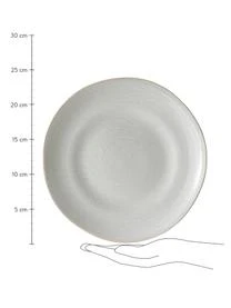 Handgemachte Frühstücksteller Manor, 4 Stück – Bild 4