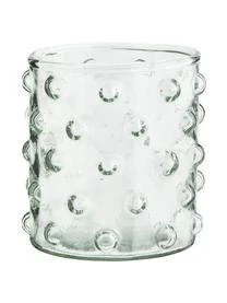 Madam Stoltz Mundgeblasene Wassergläser Spike Mit Reliefmuster, 6 Stück