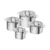 Zwilling Kochtopfset TrueFlow Aus Edelstahl, 4-tlg.