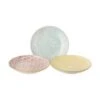 Bloomingville Handbemalter Brotteller Patrizia Mit Verspieltem Muster, 3er-Set