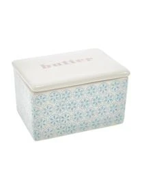 Bloomingville Handbemalte Butterdose Patrizia Mit Verspieltem Muster