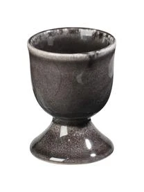 Broste Copenhagen Handgemachte Eierbecher Nordic Coal, 4 Stück