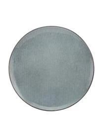 Broste Copenhagen Handgemachte Speiseteller Nordic Sea, 4 Stück