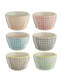 Bloomingville Schälchen Carla Mit Kleinem Muster, 6er-Set