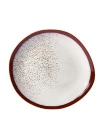 Handgemachter Speiseteller 70's, 2 Stück