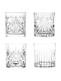 Kristallgläser Bichiera Mit Relief, 4er-Set