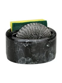 Schwammhalter Bubble In Marmor-Optik, 3er-Set