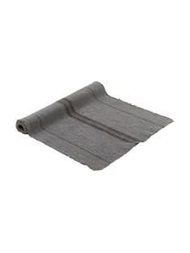 Madam Stoltz Baumwoll-Tischläufer Ripo Mit Fransen