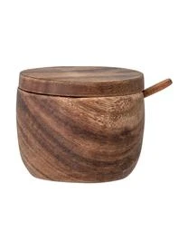 Bloomingville Zuckerdose Elfa Mit Löffel Aus Mangoholz