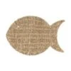 Seegras-Tischset Fish In Fischform