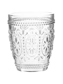 Wassergläser Chambord Mit Blumen-Relief, 6 Stück