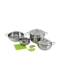 Koch-Set Bio Aus Edelstahl, 9-tlg.