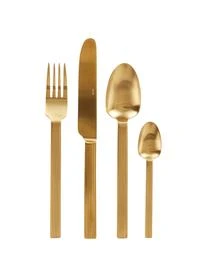 Besteck-Set Lexi Mit Rillenstruktur Am Griff, 6 Personen (24-tlg.)