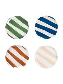 Frühstücksteller Oblique Aus Dolomit, 4er-Set