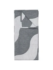 Broste Copenhagen Baumwoll-Geschirrtücher Tide Mit Wellen-Optik, 2 Stück